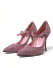 Enchanting Pink Crystal Pumps