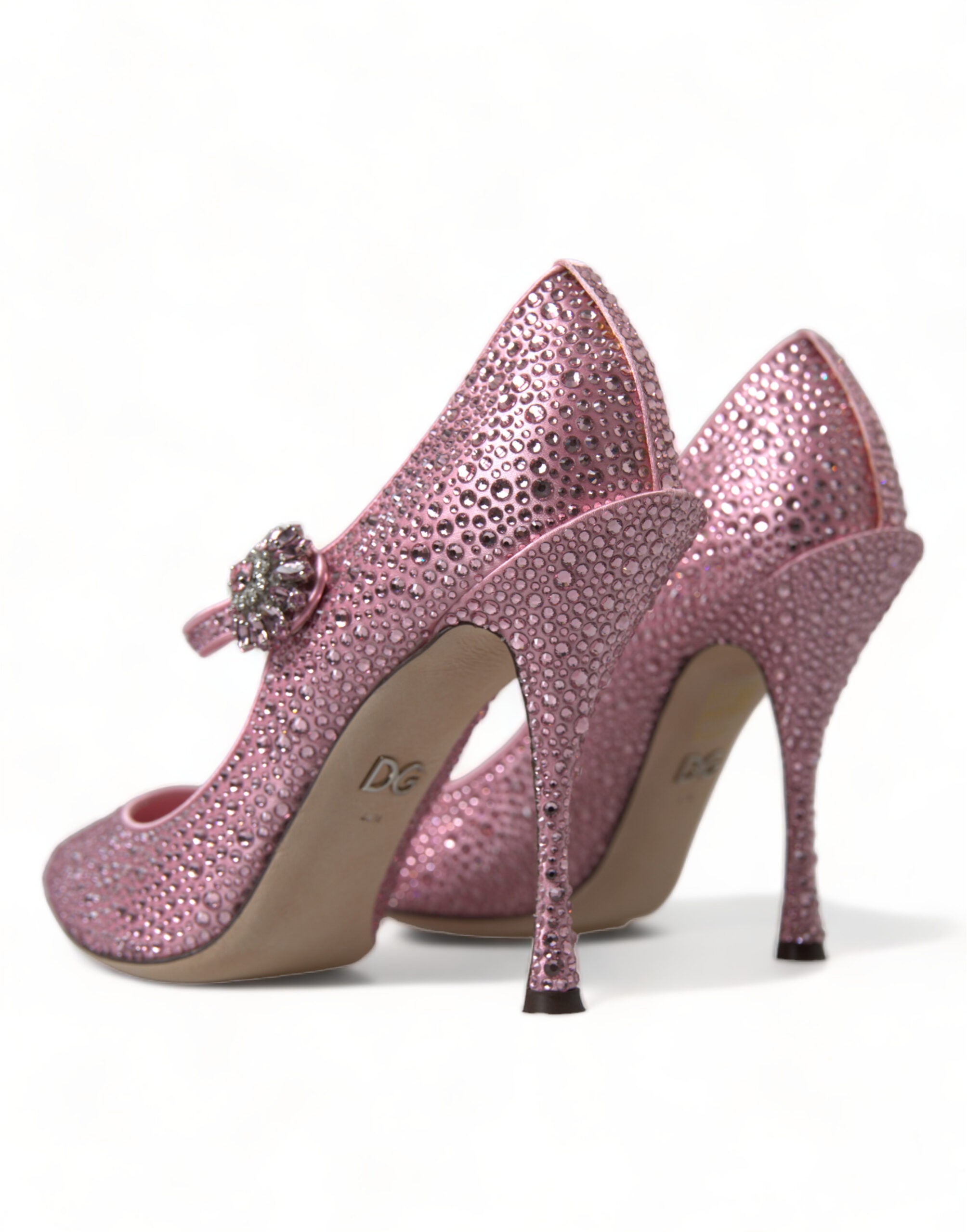 Enchanting Pink Crystal Pumps