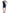 Blue Patchwork Two Tone Denim Mini Dress