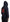 Blue Hooded Logo Polyester Full Zip Sweater