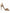 Gold Satin Ankle Strap Crystal Sandals Shoes