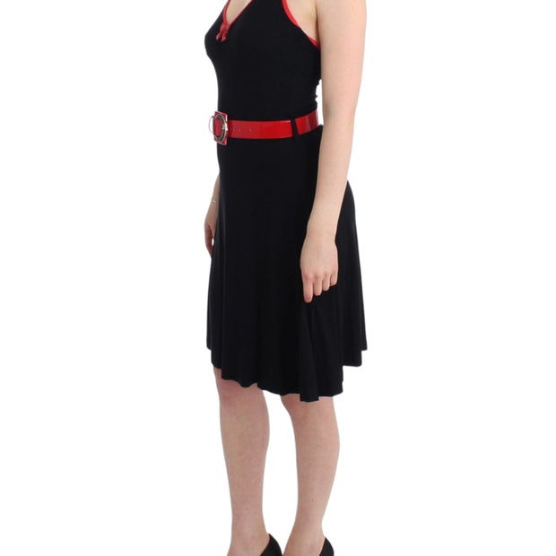 Elegant Black Palladio Knee-Length Dress