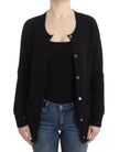 Chic Transparent Back Woolen Cardigan