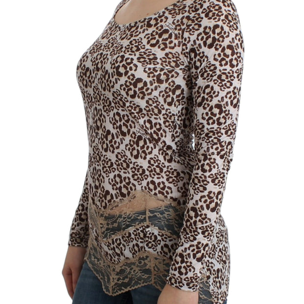 Elegant Floral Lace Longsleeve Top