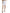 White Viscose High Waist Pencil Cut Mini Skirt