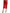 Red Sheer High Waist Pencil Cut Midi Skirt