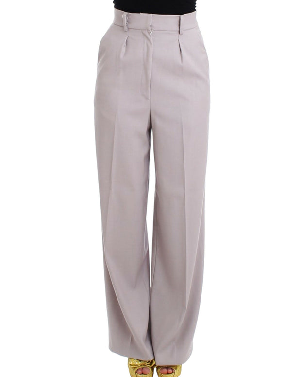 Gray high waist pants