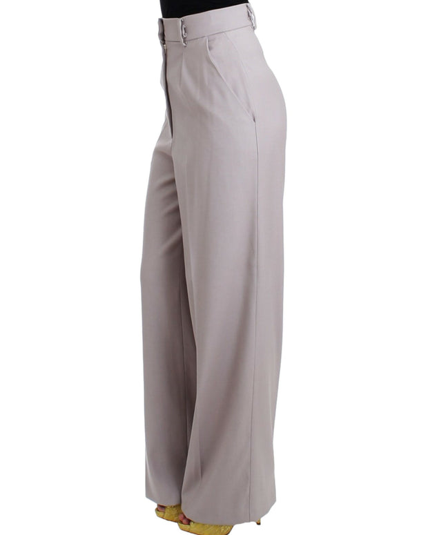 Gray high waist pants