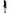 Black long sleeve silk dress
