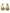 Yellow Satin Crystal Mary Janes Sandals