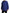 Royal Blue Cotton Crewneck Pullover Sweater