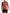 Orange Cashmere Crew Neck Pullover Sweater