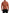 Orange Cashmere Crew Neck Pullover Sweater