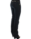 Chic Blue Slim Fit Denim Delight