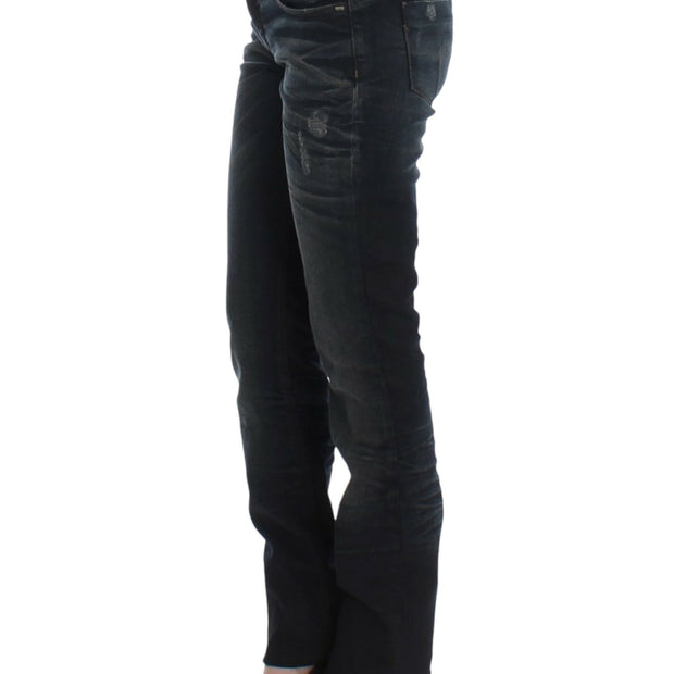 Chic Superskinny Blue Denim Jeans