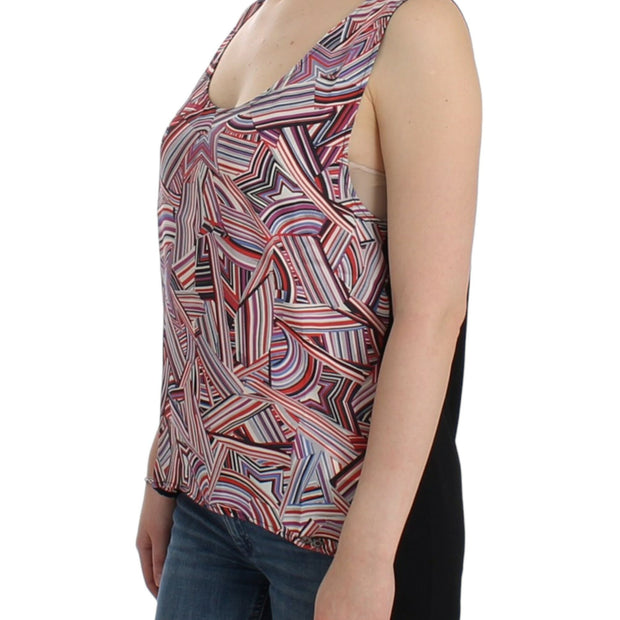 Chic Multicolor Sleeveless Top