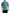 Blue Cotton Milano Street Round Neck T-shirt