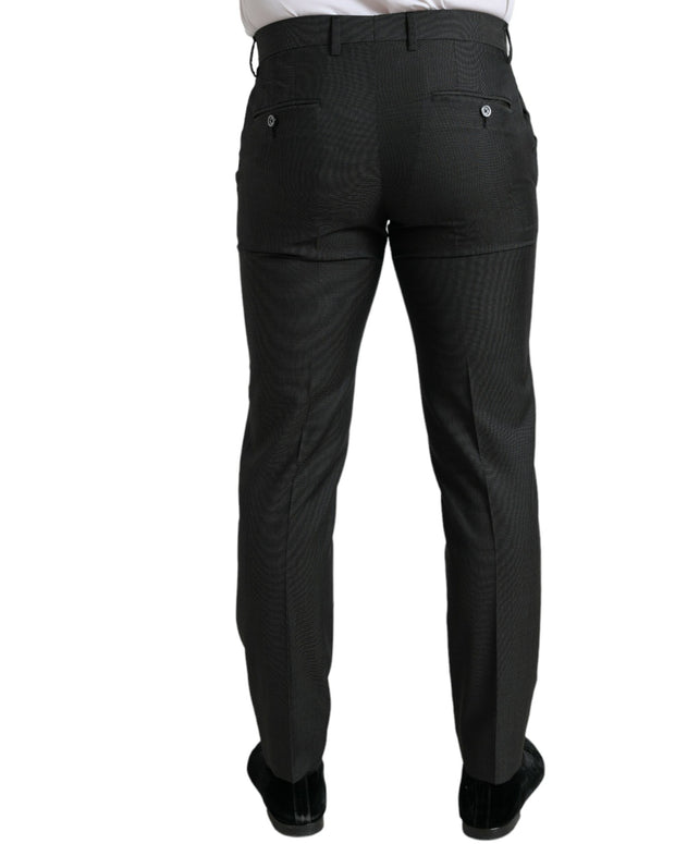 Dark Gray Stretch Slim Formal Pants