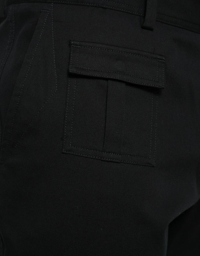 Black Gray slim Cotton Denim Jeans