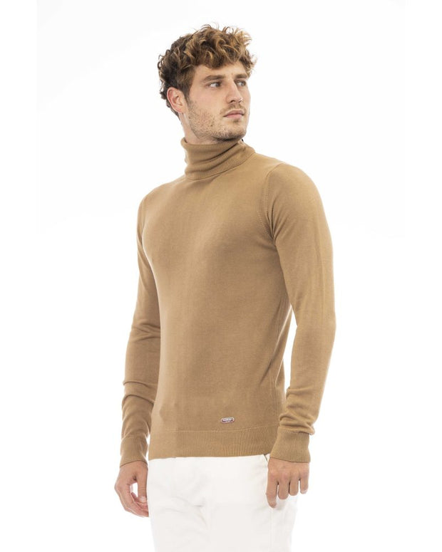 Beige Modal Men Sweater