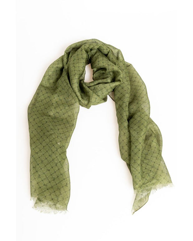 Green Modal Men Scarf