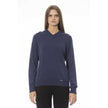 Blue Wool Women Sweater