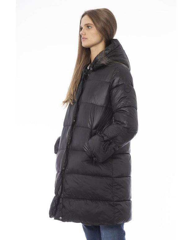 Black Nylon Women Jacket