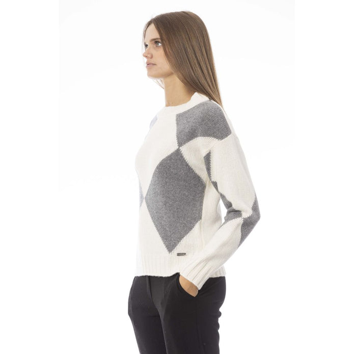 Gray Wool Women Sweater