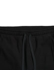 Black Cotton Blend Jogger Sweatpants Pants