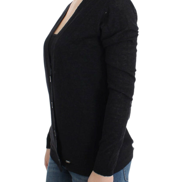 Elegant Deep V-neck Lightweight Cardigan