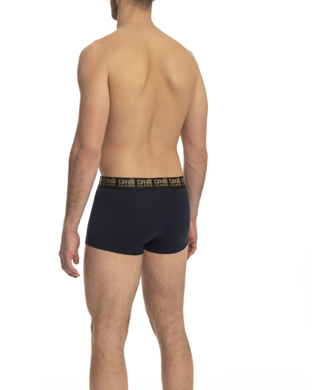Blue Cotton Men's Trunk