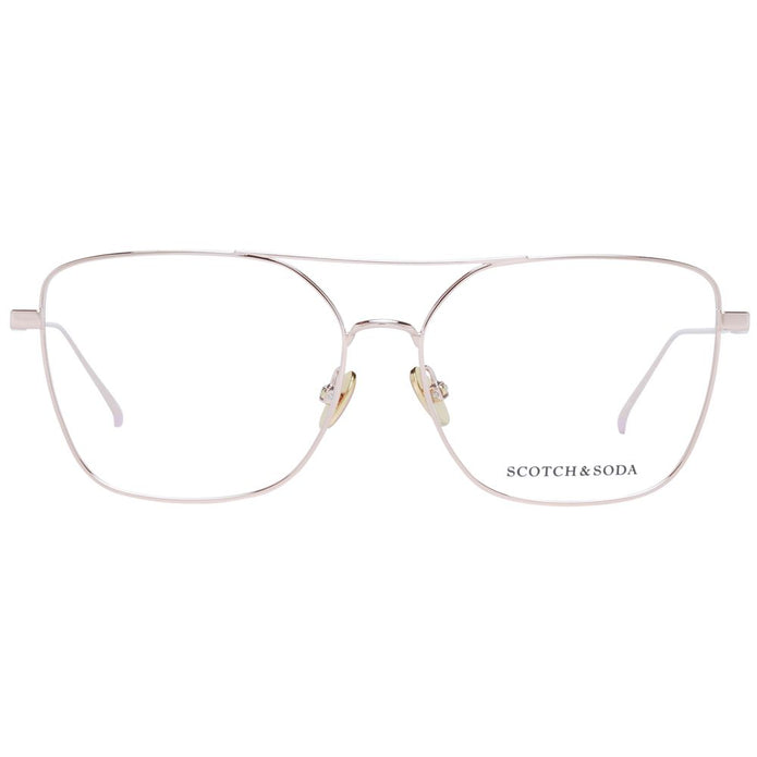 Gold Women Glasses Frame