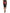 Black Carnation Pencil Cut Knee Length Skirt