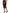 Black Carnation Pencil Cut Knee Length Skirt