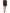Black Wool Knit Tweed High Waist Mini Skirt