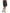 Black Wool Knit Tweed High Waist Mini Skirt