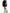 Black Tiered Aline High Waist Silk Mini Skirt