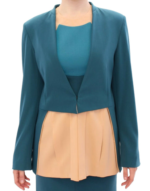 Chic Transitional Two-Tone Blazer