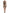 Beige Floral Sleeveless A-line Mini Dress