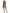 Beige Floral Sleeveless A-line Mini Dress