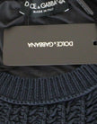 Blue Runway Netz Pullover Netted Sweater