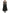Black Crystal Embellished A-line Gown Dress