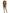 Multicolor Tiger Floral Print Shift Mini Dress