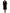 Black Floral Lace Sheer A-line Midi Dress