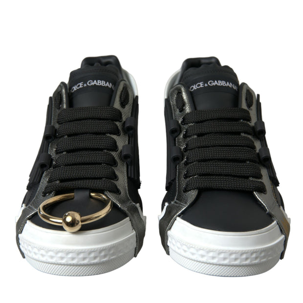 Elegant Calfskin Low Top Sneakers