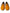 Orange Linen Leather Studded Loafers Shoes