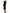 Black Cady Viscose Sleeveless Dress