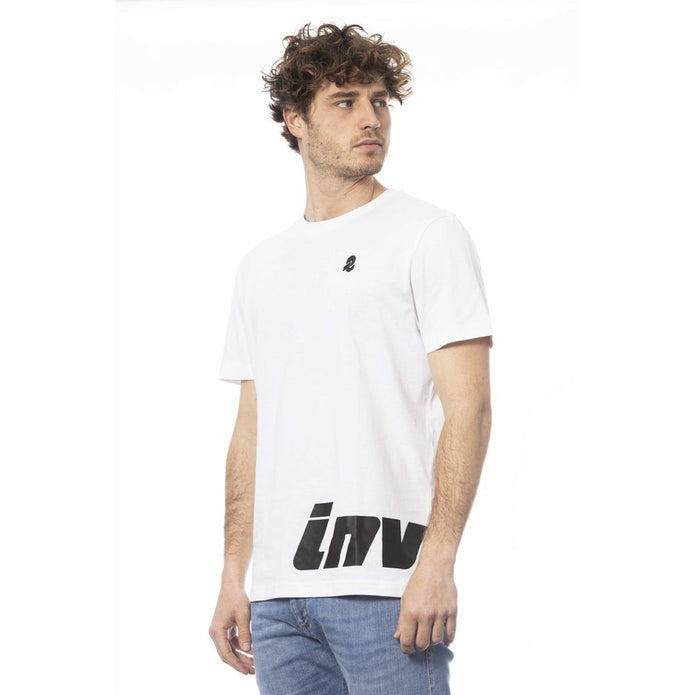 White Cotton Men T-Shirt