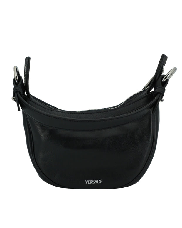 Elegant Black Mini Hobo Shoulder Bag