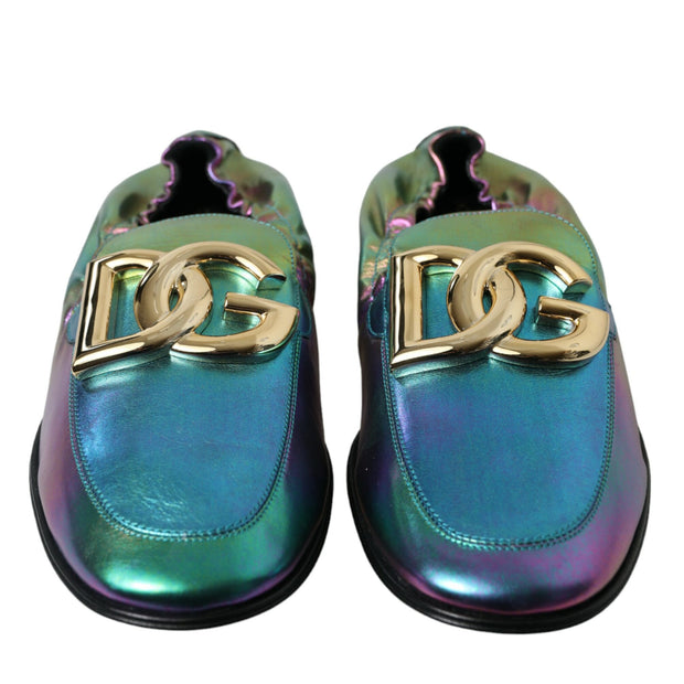 Elegant Iridescent Loafers for Gents